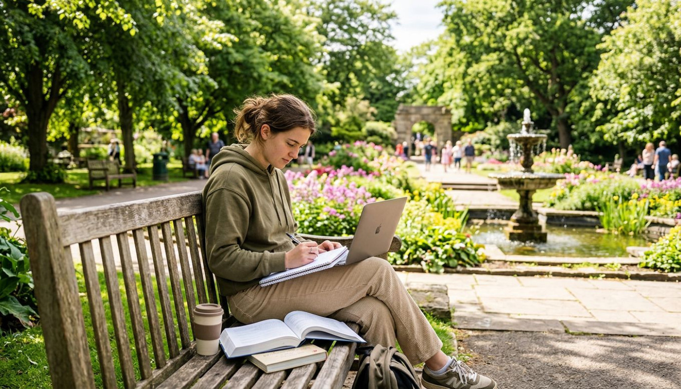Étudier dehors : la nouvelle tendance qui booste motivation et créativité